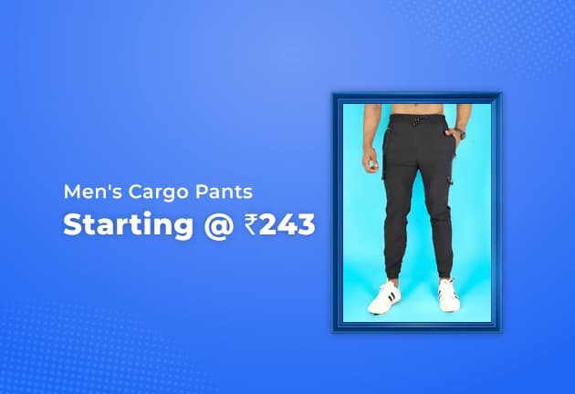 Men's Cargo Pants Starting From Rs 243