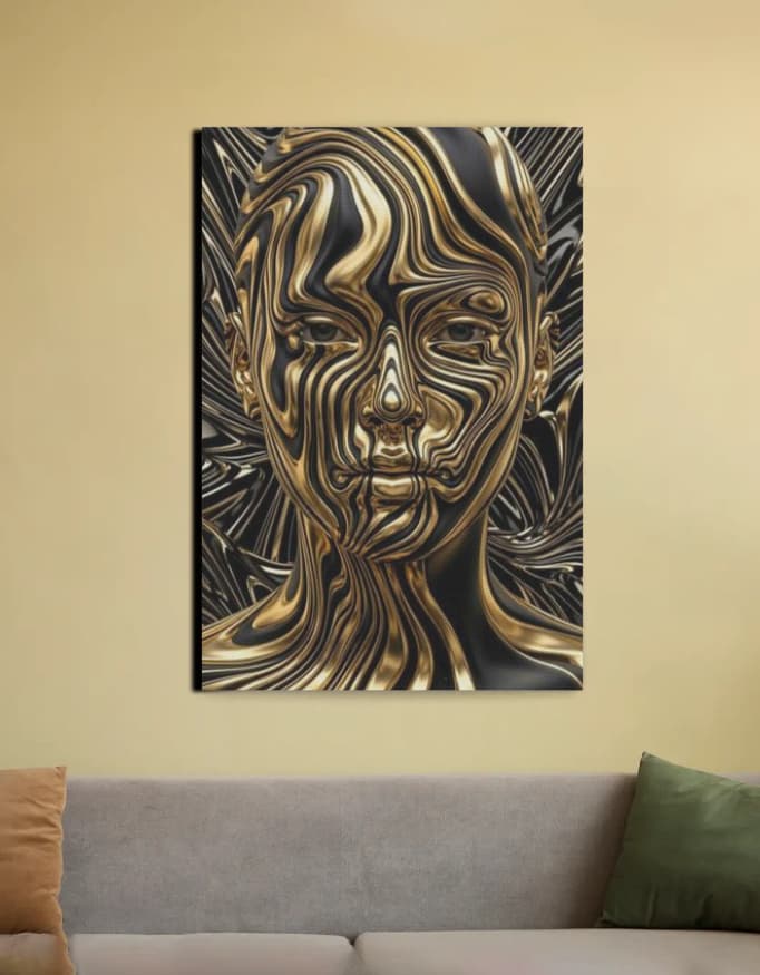 Aviders - Canvas Painting - Golden Angle