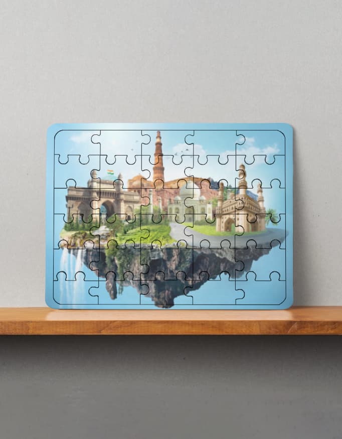 Aviders-Wooden Puzzle-Wonders of India