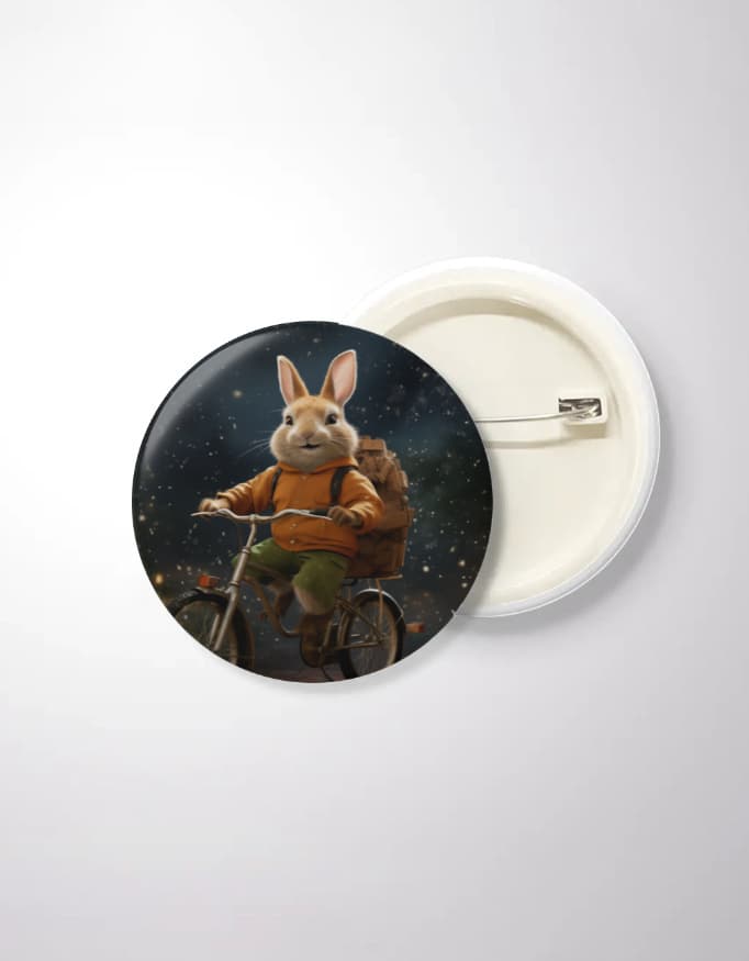 AVIDERS™- Cycling Bunny Badge