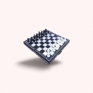 Chess Board 5"x5" Magnetic Chessboard Game Set with Folding Travel Portable Case Travel Chessgame Premium Classic Black & Ivory Color Pieces Prefect Gift for Kids and Adults |1 Pcs|