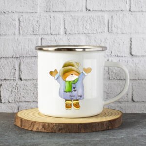White Enamel Mugs