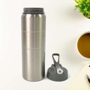 Steel Water Bottle | Fridge Water Bottle with straw (750ML)