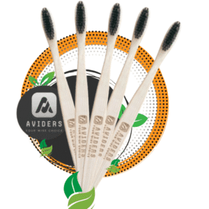 AVIDERS™ Organic Bamboo Toothbrush (Pack of 5) Standard